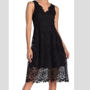 ASTR The Label Black Lace dress medium NWT